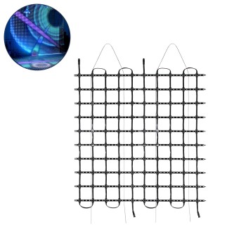 GloboStar® 90141 Digital Pixel Addressable Facade Soft Net Panel - Ψηφιακό Εύκαμπτο Δίχτυ Πάνελ Πρόσοψης Κτιρίων LED SMD 3535 75W/m2 100LED/m2 100PIXEL/m2 SPI/TTL Protocol IC UCS512B 4500lm/m2 120° DC 12V IP67 RGB - Μαύρο Σώμα - Μ100 x Π100 x Υ1.7cm GloboStar® 90141 Digital Pixel Addressable Facade Soft Net Panel - Ψηφιακό Εύκαμπτο Δίχτυ Πάνελ Πρόσοψης Κτιρίων LED SMD 3535 75W/m2 100LED/m2 100PIXEL/m2 SPI/TTL Protocol IC UCS512B 4500lm/m2 120° DC 12V IP67 RGB - Μαύρο Σώμα - Μ100 x Π100 x Υ1.7cm
