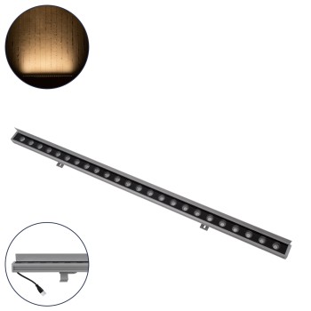 GLOBOSTAR® WASHER-FAIA 90186 Μπάρα Φωτισμού Wall Washer με Αντιθαμβωτική Γρίλια LED 24W 2040lm 15° DC 24V Αδιάβροχο IP65 Θερμό Λευκό 2700K Dimmable - Ασημί - Μ100 x Π4 x Υ5.5cm - 3 Χρόνια Εγγύηση GLOBOSTAR® WASHER-FAIA 90186 Μπάρα Φωτισμού Wall Washer με Αντιθαμβωτική Γρίλια LED 24W 2040lm 15° DC 24V Αδιάβροχο IP65 Θερμό Λευκό 2700K Dimmable - Ασημί - Μ100 x Π4 x Υ5.5cm - 3 Χρόνια Εγγύηση