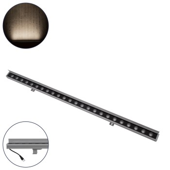 GLOBOSTAR® WASHER-FAIA 90187 Μπάρα Φωτισμού Wall Washer με Αντιθαμβωτική Γρίλια LED 24W 2280lm 15° DC 24V Αδιάβροχο IP65 Φυσικό Λευκό 4500K Dimmable - Ασημί - Μ100 x Π4 x Υ5.5cm - 3 Χρόνια Εγγύηση GLOBOSTAR® WASHER-FAIA 90187 Μπάρα Φωτισμού Wall Washer με Αντιθαμβωτική Γρίλια LED 24W 2280lm 15° DC 24V Αδιάβροχο IP65 Φυσικό Λευκό 4500K Dimmable - Ασημί - Μ100 x Π4 x Υ5.5cm - 3 Χρόνια Εγγύηση