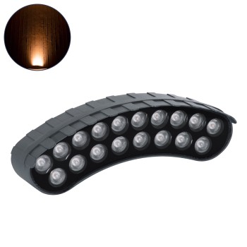 GloboStar® TREELIGHT-KINA 90231 Κυρτή Μπάρα Φωτισμού Wall Washer με Αντιθαμβωτική Γρίλια Ειδική για Φυτά - Δέντρα LED 18W 1530lm 15° DC 24V Αδιάβροχο IP65 L24.5 x W7 x H8cm Αρχιτεκτονικό Πορτοκαλί 2200K - Γκρι Ανθρακί - 3 Years Warranty GloboStar® TREELIGHT-KINA 90231 Κυρτή Μπάρα Φωτισμού Wall Washer με Αντιθαμβωτική Γρίλια Ειδική για Φυτά - Δέντρα LED 18W 1530lm 15° DC 24V Αδιάβροχο IP65 L24.5 x W7 x H8cm Αρχιτεκτονικό Πορτοκαλί 2200K - Γκρι Ανθρακί - 3 Years Warranty