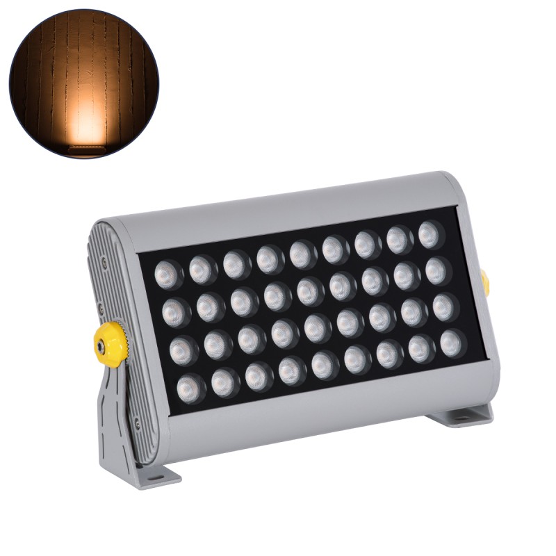 GLOBOSTAR® FLOOD-HENA 90445 Προβολέας Σποτ Wall Washer LED 36W 3060lm 30° AC 220-240V Αδιάβροχο IP67 Πορτοκαλί 2200K - Ασημί - Μ30 x Π6 x Υ17cm - 3 Χρόνια Εγγύηση GLOBOSTAR® FLOOD-HENA 90445 Προβολέας Σποτ Wall Washer LED 36W 3060lm 30° AC 220-240V Αδιάβροχο IP67 Πορτοκαλί 2200K - Ασημί - Μ30 x Π6 x Υ17cm - 3 Χρόνια Εγγύηση