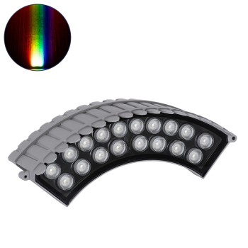 GLOBOSTAR® TREEJINA 90692 Κυρτή Μπάρα Φωτισμού Wall Washer για Φυτά - Δέντρα LED 18W 1530lm 10° DC 24V Αδιάβροχο IP67 Πολύχρωμο RGBW Dimmable DMX512 - Bridgelux SMD Chip - Γκρι Ανθρακί - Μ29 x Π11 x Υ10.5cm - 3 Χρόνια Εγγύηση GLOBOSTAR® TREEJINA 90692 Κυρτή Μπάρα Φωτισμού Wall Washer για Φυτά - Δέντρα LED 18W 1530lm 10° DC 24V Αδιάβροχο IP67 Πολύχρωμο RGBW Dimmable DMX512 - Bridgelux SMD Chip - Γκρι Ανθρακί - Μ29 x Π11 x Υ10.5cm - 3 Χρόνια Εγγύηση
