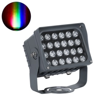 GLOBOSTAR® FLOOD-XENA 90700 Προβολέας Σποτ Wall Washer με Αντιθαμβωτική Γρίλια LED 48W 4080lm 10° DC 24V Αδιάβροχο IP65 RGBW DMX512 Dimmable - Γκρι Ανθρακί - Μ17.5 x Π12.5 x Υ18cm - 3 Χρόνια Εγγύηση GLOBOSTAR® FLOOD-XENA 90700 Προβολέας Σποτ Wall Washer με Αντιθαμβωτική Γρίλια LED 48W 4080lm 10° DC 24V Αδιάβροχο IP65 RGBW DMX512 Dimmable - Γκρι Ανθρακί - Μ17.5 x Π12.5 x Υ18cm - 3 Χρόνια Εγγύηση