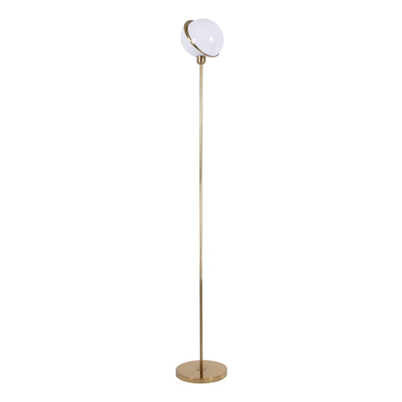 GLOBOSTAR® HUDSON 00500 Μοντέρνο Επιδαπέδιο Φωτιστικό με Ντουί 1 x E27 AC 220-240V IP20 - Λευκό & Χρυσό - Μ20 x Π20 x Υ177cm GLOBOSTAR® HUDSON 00500 Μοντέρνο Επιδαπέδιο Φωτιστικό με Ντουί 1 x E27 AC 220-240V IP20 - Λευκό & Χρυσό - Μ20 x Π20 x Υ177cm