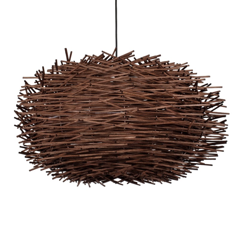 GLOBOSTAR® MINORCA 01734 Boho Κρεμαστό Φωτιστικό Οροφής με Ντουί 1 x E27 AC 220-240V IP20 - Καφέ - Μ60 x Π60 x Y35cm GLOBOSTAR® MINORCA 01734 Boho Κρεμαστό Φωτιστικό Οροφής με Ντουί 1 x E27 AC 220-240V IP20 - Καφέ - Μ60 x Π60 x Y35cm