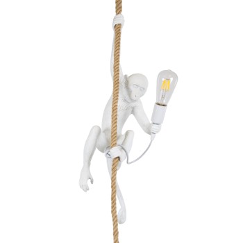 GLOBOSTAR® APES 01802 Μοντέρνο Κρεμαστό Φωτιστικό Οροφής με Ντουί 1 x E27 AC 220-240V IP20 - Λευκό & Μπεζ - Μ26 x Π28 x Υ69cm GLOBOSTAR® APES 01802 Μοντέρνο Κρεμαστό Φωτιστικό Οροφής με Ντουί 1 x E27 AC 220-240V IP20 - Λευκό & Μπεζ - Μ26 x Π28 x Υ69cm