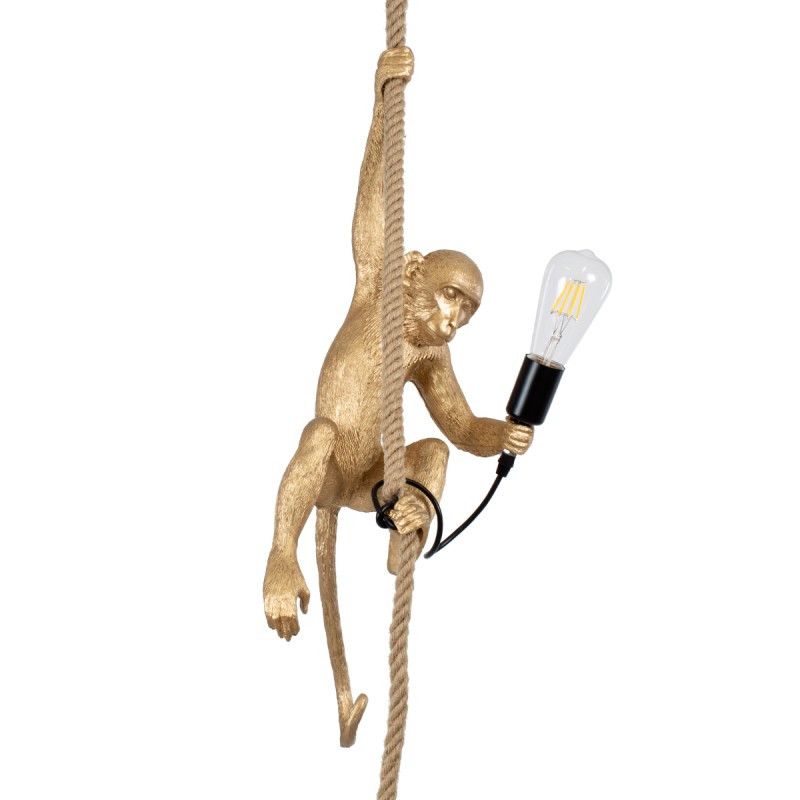 GLOBOSTAR® APES 01803 Μοντέρνο Κρεμαστό Φωτιστικό Οροφής με Ντουί 1 x E27 AC 220-240V IP20 - Χρυσό & Μπεζ - Μ26 x Π28 x Υ69cm GLOBOSTAR® APES 01803 Μοντέρνο Κρεμαστό Φωτιστικό Οροφής με Ντουί 1 x E27 AC 220-240V IP20 - Χρυσό & Μπεζ - Μ26 x Π28 x Υ69cm