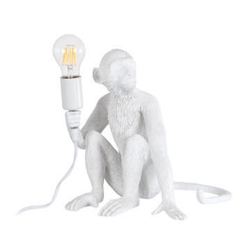 GloboStar® APES 01808 Μοντέρνο Επιτραπέζιο Φωτιστικό Πορτατίφ Μονόφωτο 1 x E27 IP20 Λευκό Πλαστικό - Μ30 x Π27 x Υ30cm GloboStar® APES 01808 Μοντέρνο Επιτραπέζιο Φωτιστικό Πορτατίφ Μονόφωτο 1 x E27 IP20 Λευκό Πλαστικό - Μ30 x Π27 x Υ30cm