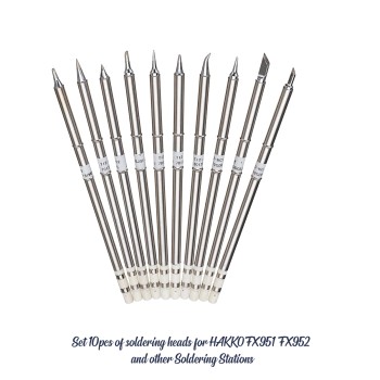 GloboStar® 79977 Drillpro T12 ΣΕΤ 10 Κεφαλών για Κολλητήρι - Σταθμού Συγκόλλησης Συμβατές με Μοντέλα  HAKKO FX951 & FX952 και για Άλλα Μοντέλα GloboStar® 79977 Drillpro T12 ΣΕΤ 10 Κεφαλών για Κολλητήρι - Σταθμού Συγκόλλησης Συμβατές με Μοντέλα  HAKKO FX951 & FX952 και για Άλλα Μοντέλα