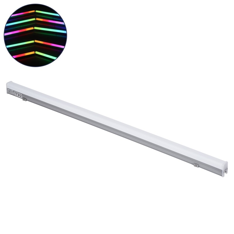 GLOBOSTAR® DIGI-BAR 90214 Ψηφιακή Pixel Addressable Facade Μπάρα LED 12W 720lm 180° DC 24V Αδιάβροχο IP65  8 x Pixel RGB DMX512 Dimmable SPI/TTL Protocol IC UCS512C0 - Ασημί & Λευκό - Μ100 x Π3 x Υ4.5cm - 3 Χρόνια Εγγύηση GLOBOSTAR® DIGI-BAR 90214 Ψηφιακή Pixel Addressable Facade Μπάρα LED 12W 720lm 180° DC 24V Αδιάβροχο IP65  8 x Pixel RGB DMX512 Dimmable SPI/TTL Protocol IC UCS512C0 - Ασημί & Λευκό - Μ100 x Π3 x Υ4.5cm - 3 Χρόνια Εγγύηση