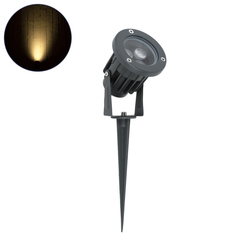 GLOBOSTAR® TREETZINA 90351 Φωτιστικό Σποτ για Φυτά - Δέντρα με Βάση Κήπου / Καρφωτό LED 3W 330lm 10° DC 24V Αδιάβροχο IP65 Θερμό Λευκό 2700K Dimmable - Bridgelux SMD Chip - Γκρι Ανθρακί - Μ10.5 x Π7.5 x Υ7.5cm - 3 Χρόνια Εγγύηση GLOBOSTAR® TREETZINA 90351 Φωτιστικό Σποτ για Φυτά - Δέντρα με Βάση Κήπου / Καρφωτό LED 3W 330lm 10° DC 24V Αδιάβροχο IP65 Θερμό Λευκό 2700K Dimmable - Bridgelux SMD Chip - Γκρι Ανθρακί - Μ10.5 x Π7.5 x Υ7.5cm - 3 Χρόνια Εγγύηση