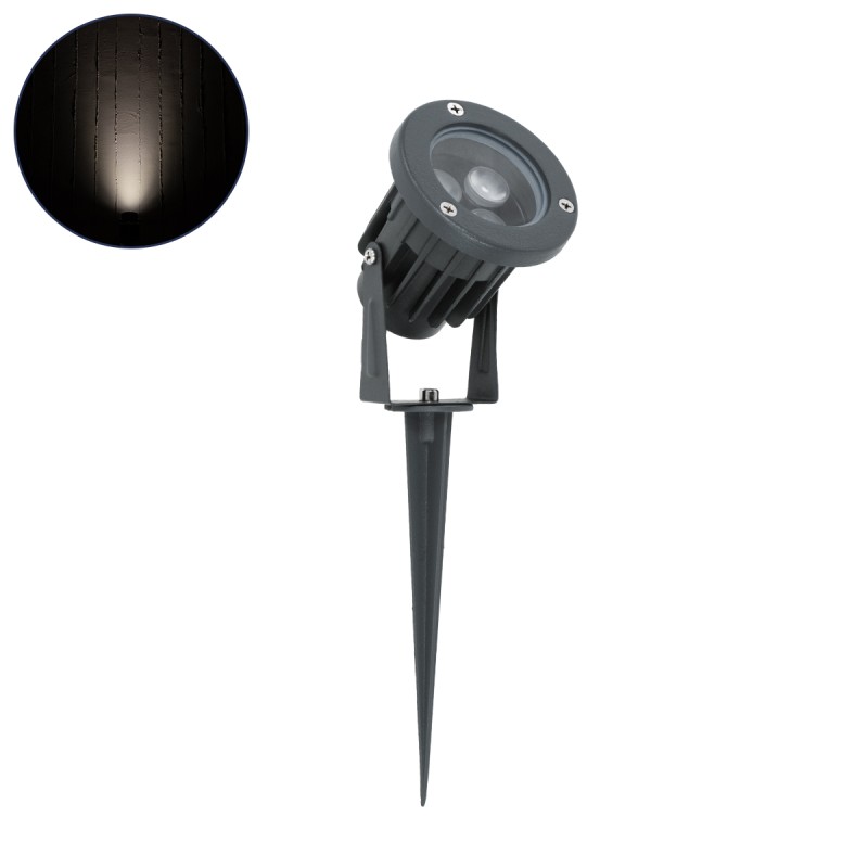 GloboStar® TREELIGHT-TZINA 90352 Σποτ Φωτισμού Ειδικό για Φυτά - Δέντρα με Βάση Κήπου / Καρφωτό LED 3W 285lm 10° DC 24V Αδιάβροχο IP65 L10.5 x W7.5 x H7.5cm Φυσικό Λευκό 4500K - Γκρι Ανθρακί - 3 Years Warranty GloboStar® TREELIGHT-TZINA 90352 Σποτ Φωτισμού Ειδικό για Φυτά - Δέντρα με Βάση Κήπου / Καρφωτό LED 3W 285lm 10° DC 24V Αδιάβροχο IP65 L10.5 x W7.5 x H7.5cm Φυσικό Λευκό 4500K - Γκρι Ανθρακί - 3 Years Warranty