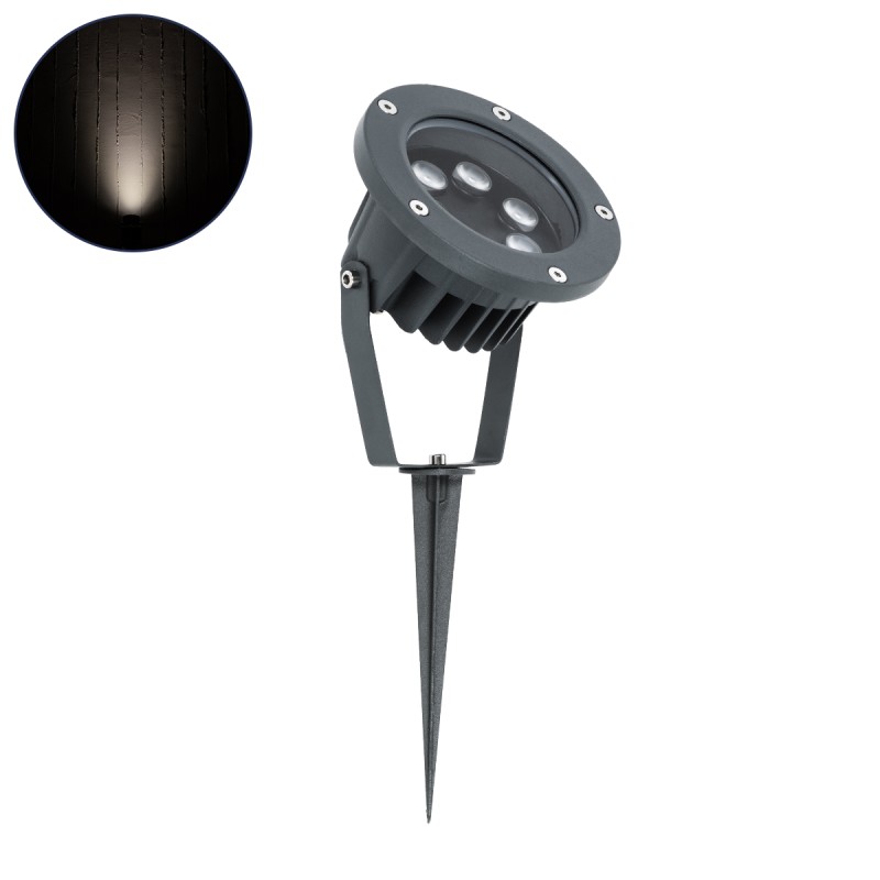 GloboStar® TREELIGHT-TZINA 90355 Σποτ Φωτισμού Ειδικό για Φυτά - Δέντρα με Βάση Κήπου / Καρφωτό LED 6W 570lm 10° DC 24V Αδιάβροχο IP65 L14 x W12.5 x H12.5cm Φυσικό Λευκό 4500K - Γκρι Ανθρακί - 3 Years Warranty GloboStar® TREELIGHT-TZINA 90355 Σποτ Φωτισμού Ειδικό για Φυτά - Δέντρα με Βάση Κήπου / Καρφωτό LED 6W 570lm 10° DC 24V Αδιάβροχο IP65 L14 x W12.5 x H12.5cm Φυσικό Λευκό 4500K - Γκρι Ανθρακί - 3 Years Warranty