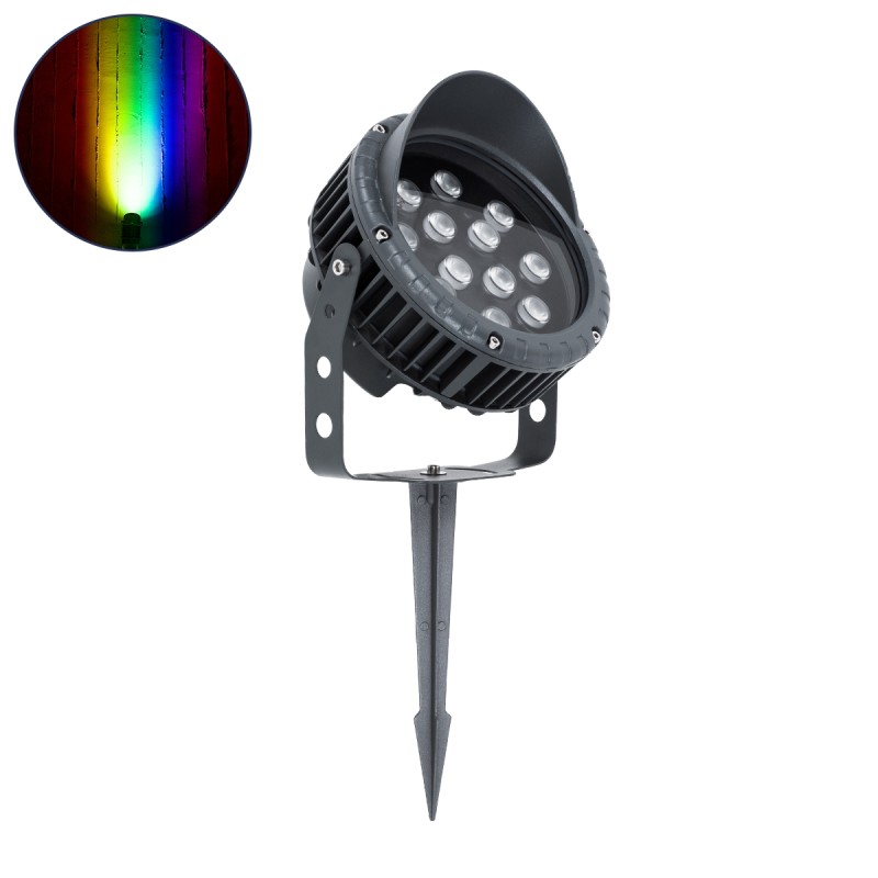 GLOBOSTAR® TREEVINA 90362 Φωτιστικό Σποτ με Αντιθαμβωτική Γρίλια για Φυτά - Δέντρα με Βάση Κήπου / Καρφωτό LED 24W 2040lm 10° DC 24V Αδιάβροχο IP65 Πολύχρωμο RGBW Dimmable DMX512 - Bridgelux SMD Chip - Γκρι Ανθρακί - Μ21.5 x Π18.3 x Υ14cm - 3 Χρόνια Εγγύη GLOBOSTAR® TREEVINA 90362 Φωτιστικό Σποτ με Αντιθαμβωτική Γρίλια για Φυτά - Δέντρα με Βάση Κήπου / Καρφωτό LED 24W 2040lm 10° DC 24V Αδιάβροχο IP65 Πολύχρωμο RGBW Dimmable DMX512 - Bridgelux SMD Chip - Γκρι Ανθρακί - Μ21.5 x Π18.3 x Υ14cm - 3 Χρόνια Εγγύη
