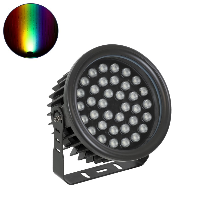 GLOBOSTAR® FLOOD-NEVA 90400 Προβολέας Σποτ Wall Washer LED 72W 6120lm 30° DC 24V Αδιάβροχο IP65 RGBW DMX512 Dimmable - Μαύρο - Μ24.5 x Π24.5 x Υ14.7cm - 3 Χρόνια Εγγύηση GLOBOSTAR® FLOOD-NEVA 90400 Προβολέας Σποτ Wall Washer LED 72W 6120lm 30° DC 24V Αδιάβροχο IP65 RGBW DMX512 Dimmable - Μαύρο - Μ24.5 x Π24.5 x Υ14.7cm - 3 Χρόνια Εγγύηση