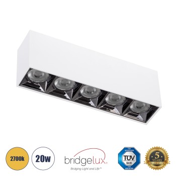 GLOBOSTAR® LUMINAR 60331 Downlight Σποτ LED 20W 2700lm 36° AC 220-240V IP20 Θερμό Λευκό 2700K - Osram SMD Chip & TÜV SÜD Driver - Λευκό Ματ - Μ19.5 x Π4.2 x Υ6.6cm - 5 Χρόνια Εγγύηση GLOBOSTAR® LUMINAR 60331 Downlight Σποτ LED 20W 2700lm 36° AC 220-240V IP20 Θερμό Λευκό 2700K - Osram SMD Chip & TÜV SÜD Driver - Λευκό Ματ - Μ19.5 x Π4.2 x Υ6.6cm - 5 Χρόνια Εγγύηση