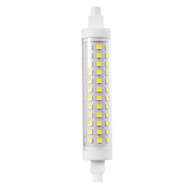 GLOBOSTAR® TUBINI 60396 Λάμπα R7S 118mm LED 12W 1452lm 360° AC 220-240V IP20 Ψυχρό Λευκό 6000K - Lumileds SMD Chip - Μ11.8 x Π2.2 x Υ2.2cm - 3 Χρόνια Εγγύηση