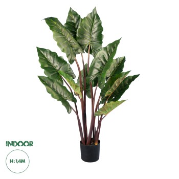 GloboStar® Artificial Garden RAINBOW TARO 20055 Τεχνητό Διακοσμητικό Φυτό Κολοκασία Υ140cm GloboStar® Artificial Garden RAINBOW TARO 20055 Τεχνητό Διακοσμητικό Φυτό Κολοκασία Υ140cm
