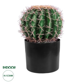 GloboStar® Artificial Garden FEROCACTUS 20092 Τεχνητό Διακοσμητικό Φυτό Φερόκακτος Υ26cm GloboStar® Artificial Garden FEROCACTUS 20092 Τεχνητό Διακοσμητικό Φυτό Φερόκακτος Υ26cm