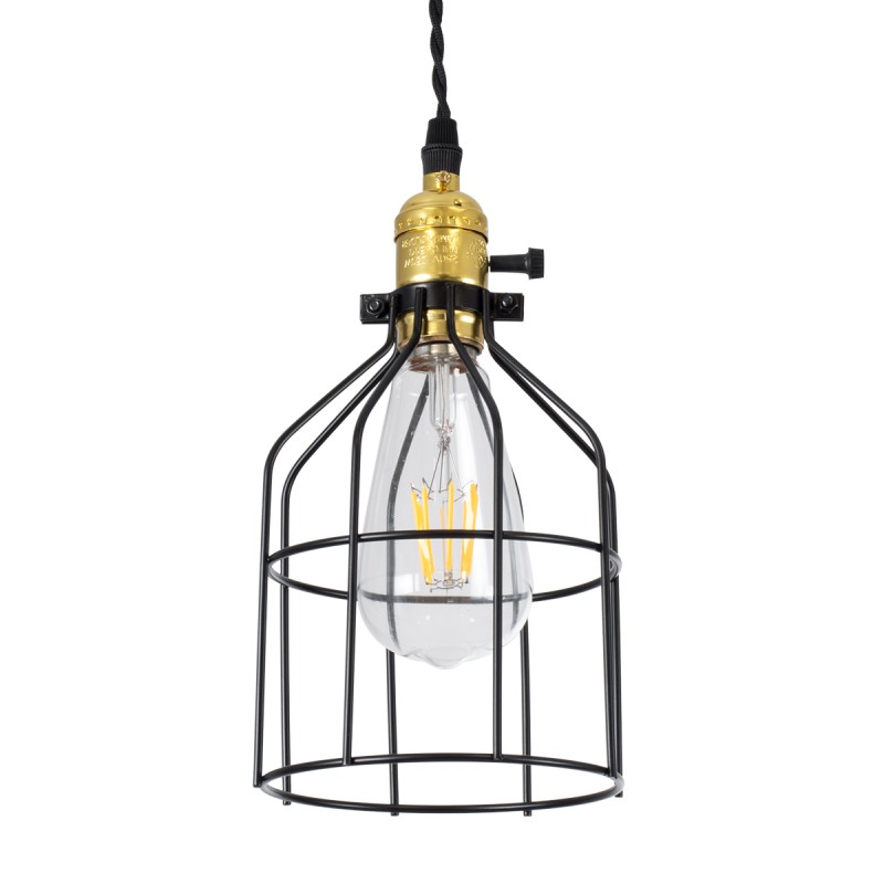GLOBOSTAR® GALOT 01179 Vintage Κρεμαστό Φωτιστικό Οροφής με Ντουί 1 x E27 AC 220-240V IP20 - Μαύρο & Χρυσό - Μ13.5 x Π13.5 x Y16cm GLOBOSTAR® GALOT 01179 Vintage Κρεμαστό Φωτιστικό Οροφής με Ντουί 1 x E27 AC 220-240V IP20 - Μαύρο & Χρυσό - Μ13.5 x Π13.5 x Y16cm