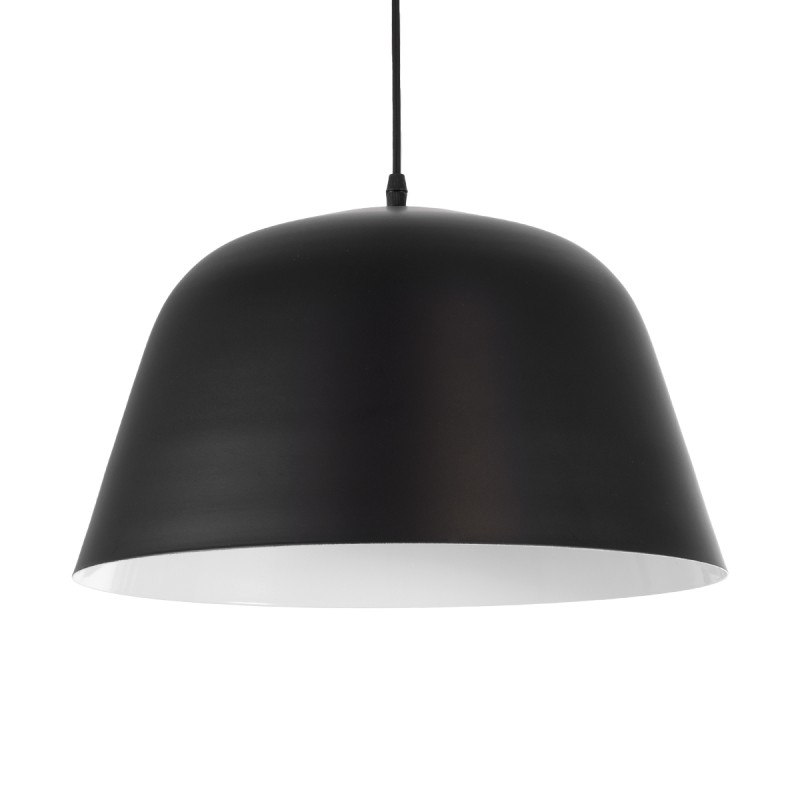 GLOBOSTAR® UPVALE 01281 Μοντέρνο Κρεμαστό Φωτιστικό Οροφής με Ντουί 1 x E27 AC 220-240V IP20 - Μαύρο & Λευκό - Μ40 x Π40 x Υ24cm GLOBOSTAR® UPVALE 01281 Μοντέρνο Κρεμαστό Φωτιστικό Οροφής με Ντουί 1 x E27 AC 220-240V IP20 - Μαύρο & Λευκό - Μ40 x Π40 x Υ24cm