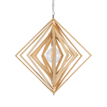 GLOBOSTAR® OCTAVE 01431 Μοντέρνο Κρεμαστό Φωτιστικό Οροφής με Ντουί 1 x E27 AC 220-240V IP20 - Μπεζ - Μ64 x Π64 x Y66cm GLOBOSTAR® OCTAVE 01431 Μοντέρνο Κρεμαστό Φωτιστικό Οροφής με Ντουί 1 x E27 AC 220-240V IP20 - Μπεζ - Μ64 x Π64 x Y66cm