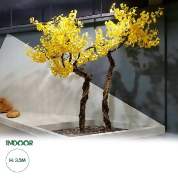 GloboStar® Artificial Garden GINKGO TWINS TREE 20187 Τεχνητό Διακοσμητικό Δέντρο Δίδυμα Γκίγκο Υ320cm GloboStar® Artificial Garden GINKGO TWINS TREE 20187 Τεχνητό Διακοσμητικό Δέντρο Δίδυμα Γκίγκο Υ320cm