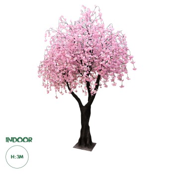 GloboStar® Artificial Garden CHERRY BLOSSOM TREE 20212 Τεχνητό Διακοσμητικό Δέντρο Άνθος Κερασιάς Υ300cm