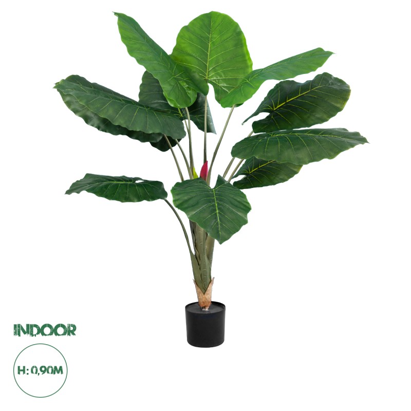 GloboStar® Artificial Garden TARO 20216 Τεχνητό Διακοσμητικό Φυτό Κολοκασία Υ140cm GloboStar® Artificial Garden TARO 20216 Τεχνητό Διακοσμητικό Φυτό Κολοκασία Υ140cm