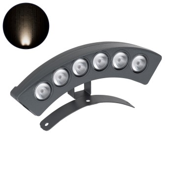 GLOBOSTAR® TREEPLANTE 90457 Κυρτή Μπάρα Φωτισμού Wall Washer για Φυτά - Δέντρα LED 6W 690lm 15° DC 24V Αδιάβροχο IP67 Φυσικό Λευκό 4500K Dimmable - Bridgelux SMD Chip - Γκρι Ανθρακί - Μ17.5 x Π4.5 x Υ8cm - 3 Χρόνια Εγγύηση GLOBOSTAR® TREEPLANTE 90457 Κυρτή Μπάρα Φωτισμού Wall Washer για Φυτά - Δέντρα LED 6W 690lm 15° DC 24V Αδιάβροχο IP67 Φυσικό Λευκό 4500K Dimmable - Bridgelux SMD Chip - Γκρι Ανθρακί - Μ17.5 x Π4.5 x Υ8cm - 3 Χρόνια Εγγύηση
