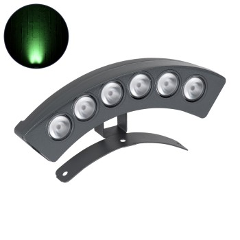 GLOBOSTAR® TREEPLANTE 90458 Κυρτή Μπάρα Φωτισμού Wall Washer για Φυτά - Δέντρα LED 6W 510lm 15° DC 24V Αδιάβροχο IP67 Πράσινο Dimmable - Bridgelux SMD Chip - Γκρι Ανθρακί - Μ17.5 x Π4.5 x Υ8cm - 3 Χρόνια Εγγύηση GLOBOSTAR® TREEPLANTE 90458 Κυρτή Μπάρα Φωτισμού Wall Washer για Φυτά - Δέντρα LED 6W 510lm 15° DC 24V Αδιάβροχο IP67 Πράσινο Dimmable - Bridgelux SMD Chip - Γκρι Ανθρακί - Μ17.5 x Π4.5 x Υ8cm - 3 Χρόνια Εγγύηση