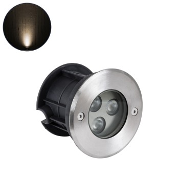 GLOBOSTAR® UNDERWATER-HUNI 90414 Υποβρύχιο Χωνευτό Σποτ για Σιντριβάνια/Πισίνες LED 3W 270lm 30° DC 24V Αδιάβροχο IP68 Θερμό Λευκό 2700K Dimmable - Ανοξείδωτο Ατσάλι 304 - Φ10 x Υ7.5cm - Q9.5 - 3 Χρόνια Εγγύηση GLOBOSTAR® UNDERWATER-HUNI 90414 Υποβρύχιο Χωνευτό Σποτ για Σιντριβάνια/Πισίνες LED 3W 270lm 30° DC 24V Αδιάβροχο IP68 Θερμό Λευκό 2700K Dimmable - Ανοξείδωτο Ατσάλι 304 - Φ10 x Υ7.5cm - Q9.5 - 3 Χρόνια Εγγύηση