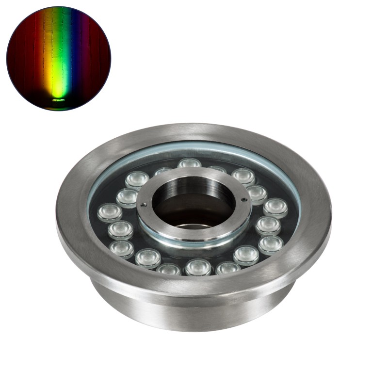 GloboStar® UNDERWATER-DENIS 90443 Υποβρύχιο Χωνευτό Φωτιστικό Σποτ Ειδικό για Σιντριβάνια - Πισίνες - Τζακούζι LED 18W 1530lm 30° DC 24V Αδιάβροχο IP68 Φ21.5 x Υ8cm RGBW DMX512 - Ανοξείδωτο Ατσάλι SS304 - 3 Years Warranty GloboStar® UNDERWATER-DENIS 90443 Υποβρύχιο Χωνευτό Φωτιστικό Σποτ Ειδικό για Σιντριβάνια - Πισίνες - Τζακούζι LED 18W 1530lm 30° DC 24V Αδιάβροχο IP68 Φ21.5 x Υ8cm RGBW DMX512 - Ανοξείδωτο Ατσάλι SS304 - 3 Years Warranty