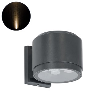 GLOBOSTAR® WALLLIGHT-GONA 90483 Μοντέρνο Φωτιστικό Τοίχου - Απλίκα LED 24W 2160lm 5° DC 24V Αδιάβροχο IP67 Θερμό Λευκό 2700K - CREE COB Chip & TÜV SÜD Driver - Γκρι Ανθρακί Ματ - Μ13 x Π16.5 x Υ5cm - 3 Χρόνια Εγγύηση GLOBOSTAR® WALLLIGHT-GONA 90483 Μοντέρνο Φωτιστικό Τοίχου - Απλίκα LED 24W 2160lm 5° DC 24V Αδιάβροχο IP67 Θερμό Λευκό 2700K - CREE COB Chip & TÜV SÜD Driver - Γκρι Ανθρακί Ματ - Μ13 x Π16.5 x Υ5cm - 3 Χρόνια Εγγύηση