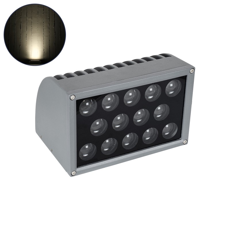 GloboStar® FLOOD-DENA 90488 Επιτοίχιος Προβολέας Wall Washer για Φωτισμό Κτιρίων - Απλίκα & Δαπέδου LED 30W 2850lm 5° DC 24V Αδιάβροχο IP67 Μ18.5 x Π13 x Υ12cm Φυσικό Λευκό 4500K - Γκρι Ανθρακί - 3 Years Warranty GloboStar® FLOOD-DENA 90488 Επιτοίχιος Προβολέας Wall Washer για Φωτισμό Κτιρίων - Απλίκα & Δαπέδου LED 30W 2850lm 5° DC 24V Αδιάβροχο IP67 Μ18.5 x Π13 x Υ12cm Φυσικό Λευκό 4500K - Γκρι Ανθρακί - 3 Years Warranty