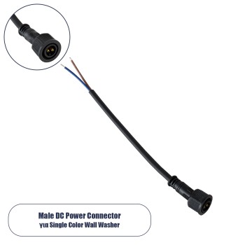 GloboStar® 90715 Ταχυσύνδεσμος Τροφοδοσίας για Wall Washer IP65 - 2 Καλώδια +/- σε Power Connector 2 PIN Male για Μονόχρωμα Wall Washer GloboStar® 90715 Ταχυσύνδεσμος Τροφοδοσίας για Wall Washer IP65 - 2 Καλώδια +/- σε Power Connector 2 PIN Male για Μονόχρωμα Wall Washer
