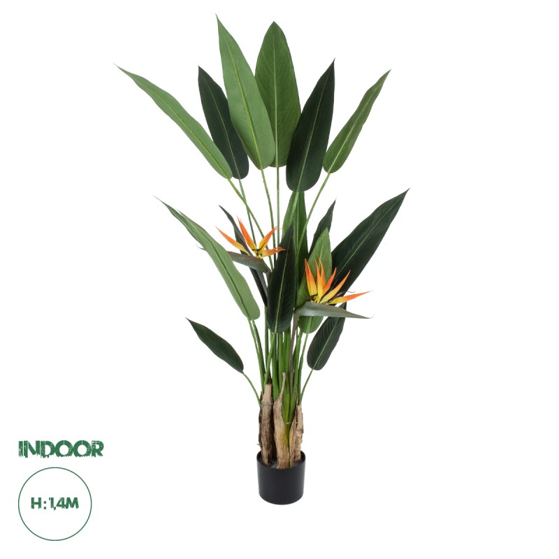 GloboStar® Artificial Garden STRELITZIA REGINAE 20032 Τεχνητό Διακοσμητικό Φυτό Στρελίτσια - Πουλί του Παραδείσου Υ140cm GloboStar® Artificial Garden STRELITZIA REGINAE 20032 Τεχνητό Διακοσμητικό Φυτό Στρελίτσια - Πουλί του Παραδείσου Υ140cm