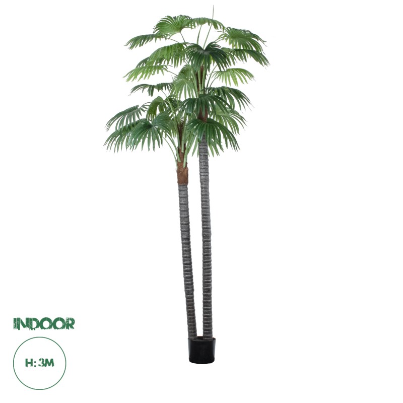 GloboStar® Artificial Garden PALM TREE 20086 Τεχνητό Διακοσμητικό Φυτό Φοινικόδεντρο Βεντάλια Υ300cm GloboStar® Artificial Garden PALM TREE 20086 Τεχνητό Διακοσμητικό Φυτό Φοινικόδεντρο Βεντάλια Υ300cm
