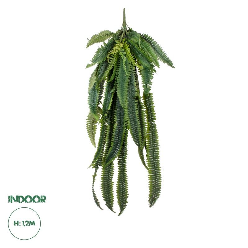GloboStar® Artificial Garden FERN HANGING BRANCH 20247 Τεχνητό Διακοσμητικό Κρεμαστό Φυτό Φτέρη Υ120cm GloboStar® Artificial Garden FERN HANGING BRANCH 20247 Τεχνητό Διακοσμητικό Κρεμαστό Φυτό Φτέρη Υ120cm