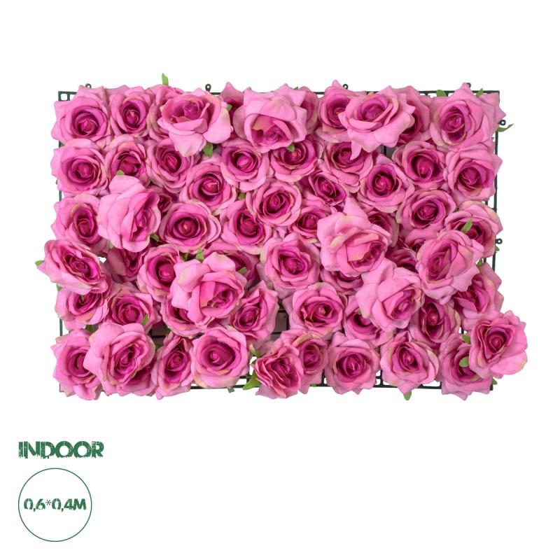 GloboStar® Artificial Garden ROSES STORY 20357 Τεχνητό Διακοσμητικό Πάνελ Λουλουδιών - Κάθετος Κήπος σύνθεση Βυσσινί Τριαντάφυλλα Μ40 x Π60 x Υ15cm GloboStar® Artificial Garden ROSES STORY 20357 Τεχνητό Διακοσμητικό Πάνελ Λουλουδιών - Κάθετος Κήπος σύνθεση Βυσσινί Τριαντάφυλλα Μ40 x Π60 x Υ15cm