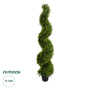 GloboStar® Artificial Garden LEMON CYPRESS SPIRAL 20408 Τεχνητό Διακοσμητικό Φυτό Λεμονόκυπάρισσο Υ150cm GloboStar® Artificial Garden LEMON CYPRESS SPIRAL 20408 Τεχνητό Διακοσμητικό Φυτό Λεμονόκυπάρισσο Υ150cm