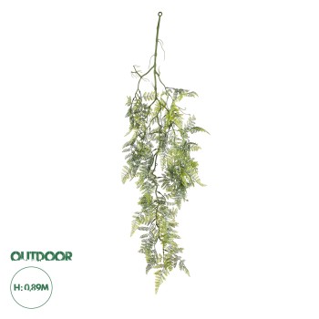 GloboStar® Artificial Garden FERN HANGING BRANCH 20413 Τεχνητό Διακοσμητικό Κρεμαστό Φυτό Φτέρη Υ89cm GloboStar® Artificial Garden FERN HANGING BRANCH 20413 Τεχνητό Διακοσμητικό Κρεμαστό Φυτό Φτέρη Υ89cm