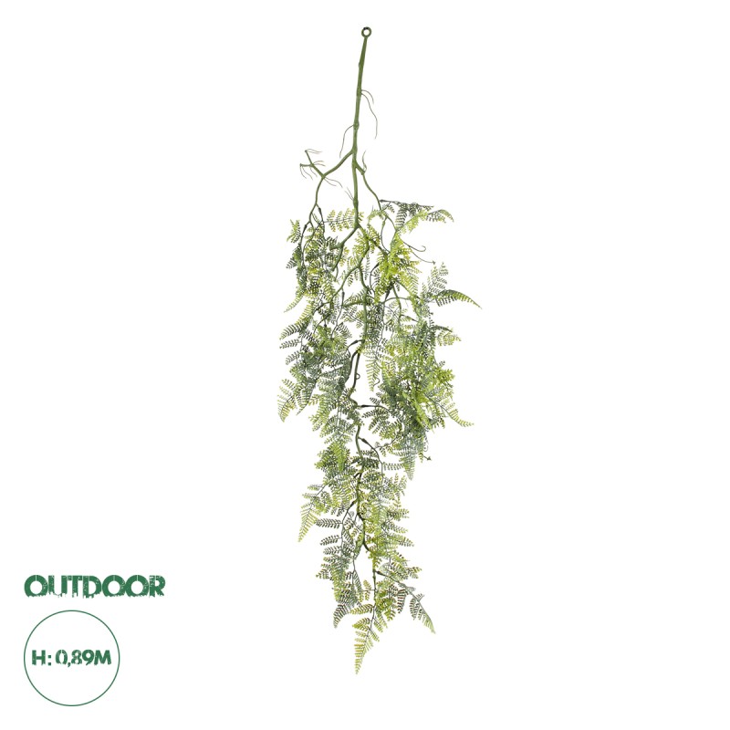 GloboStar® Artificial Garden FERN HANGING BRANCH 20413 Τεχνητό Διακοσμητικό Κρεμαστό Φυτό Φτέρη Υ89cm GloboStar® Artificial Garden FERN HANGING BRANCH 20413 Τεχνητό Διακοσμητικό Κρεμαστό Φυτό Φτέρη Υ89cm