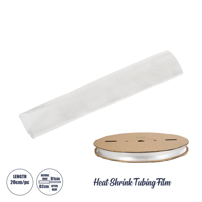 GloboStar® 79968-1 Θερμοσυστελλόμενο - Μακαρόνι Φ20mm/10mm - Τεμάχιο Μήκους 20cm Στεγανοποίησης για Όλες τις Neon Flex LED DC 24V & DC 230V Αδιάβροχο IP65 Μ20 x Π3.5 x Υ0.3cm - Διάφανο GloboStar® 79968-1 Θερμοσυστελλόμενο - Μακαρόνι Φ20mm/10mm - Τεμάχιο Μήκους 20cm Στεγανοποίησης για Όλες τις Neon Flex LED DC 24V & DC 230V Αδιάβροχο IP65 Μ20 x Π3.5 x Υ0.3cm - Διάφανο