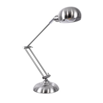 GloboStar® OFFICE 01393 Μοντέρνο Επιτραπέζιο Φωτιστικό Πορτατίφ Μονόφωτο 1 x E27 IP20 Ασημί Μέταλλο - Μ14 x Π14 x Υ80cm GloboStar® OFFICE 01393 Μοντέρνο Επιτραπέζιο Φωτιστικό Πορτατίφ Μονόφωτο 1 x E27 IP20 Ασημί Μέταλλο - Μ14 x Π14 x Υ80cm