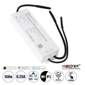 GloboStar® 71438 WP1-P150V24 Mi-BOXER DC Smart Wifi & RF 2.4Ghz & Push Dimming Power Supply Τροφοδοτικό SELV & Controller / Dimmer All in One AC100-240V σε DC 24V 1 x 6.25A 150W - Max 6.25A 150W - Αδιάβροχο IP67 Μ22.5 x Π7 x Υ3.5cm - 3 Years W GloboStar® 71438 WP1-P150V24 Mi-BOXER DC Smart Wifi & RF 2.4Ghz & Push Dimming Power Supply Τροφοδοτικό SELV & Controller / Dimmer All in One AC100-240V σε DC 24V 1 x 6.25A 150W - Max 6.25A 150W - Αδιάβροχο IP67 Μ22.5 x Π7 x Υ3.5cm - 3 Years W
