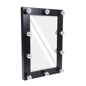 GloboStar® MAKEUP MIRROR-60x90-5 Μοντέρνος Καθρέπτης Μακιγιάζ με Πλαίσιο Φυσικού Ξύλου με Διακόπτη On/Off 10 x E27 AC220-240V - Μ60 x Π7 x Υ90cm - Μαύρος Έβενος GloboStar® MAKEUP MIRROR-60x90-5 Μοντέρνος Καθρέπτης Μακιγιάζ με Πλαίσιο Φυσικού Ξύλου με Διακόπτη On/Off 10 x E27 AC220-240V - Μ60 x Π7 x Υ90cm - Μαύρος Έβενος