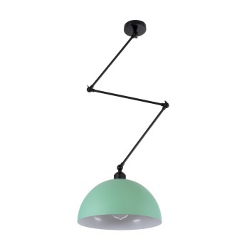 GLOBOSTAR® LOTUS 00936 Μοντέρνο Φωτιστικό Οροφής με Ντουί 1 x E27 AC 220-240V IP20 - Τιρκουάζ & Μαύρο - Μ30 x Π30 x Υ21cm GLOBOSTAR® LOTUS 00936 Μοντέρνο Φωτιστικό Οροφής με Ντουί 1 x E27 AC 220-240V IP20 - Τιρκουάζ & Μαύρο - Μ30 x Π30 x Υ21cm