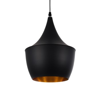 GLOBOSTAR® SHANGHAI 01025-A Μοντέρνο Κρεμαστό Φωτιστικό Οροφής με Ντουί 1 x E27 AC 220-240V IP20 - Μαύρο & Χρυσό - Μ24 x Π24 x Υ30cm GLOBOSTAR® SHANGHAI 01025-A Μοντέρνο Κρεμαστό Φωτιστικό Οροφής με Ντουί 1 x E27 AC 220-240V IP20 - Μαύρο & Χρυσό - Μ24 x Π24 x Υ30cm