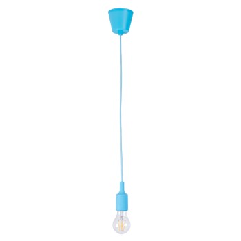 GLOBOSTAR® CABLITO 61559 Μοντέρνο Κρεμαστό Φωτιστικό Οροφής με Ντουί 1 x E27 AC 220-240V IP20 - Γαλάζιο - Μ4 x Π4 x Υ110cm GLOBOSTAR® CABLITO 61559 Μοντέρνο Κρεμαστό Φωτιστικό Οροφής με Ντουί 1 x E27 AC 220-240V IP20 - Γαλάζιο - Μ4 x Π4 x Υ110cm